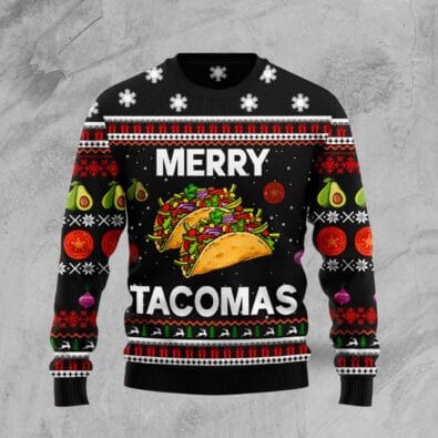 Merry Tacomas Ugly Christmas Sweater
