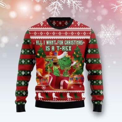 T-rex Christmas's Gift Ugly Christmas Sweater