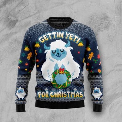 Gettin' Yeti for Christmas Ugly Christmas Sweater