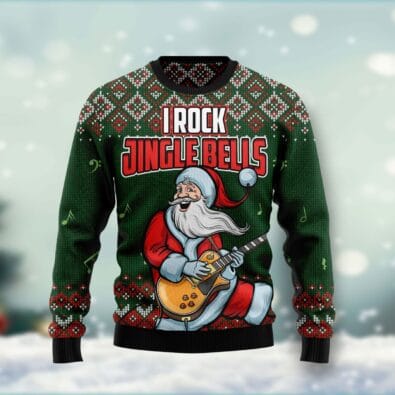 I rock Jingle Bells Ugly Christmas Sweater