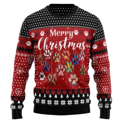 Dog Merry Christmas Ugly Christmas Sweater