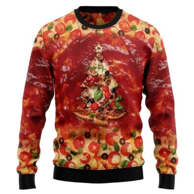 All I Want for Christmas is Pizza Ugly Christmas Sweater