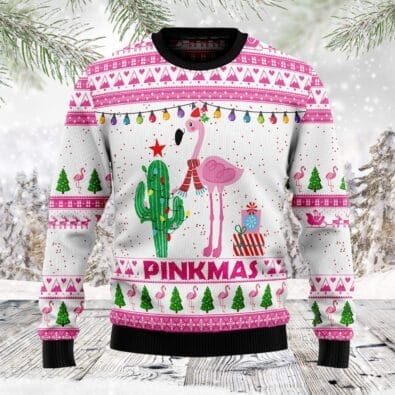 Merry Pinkmas Ugly Christmas Sweater