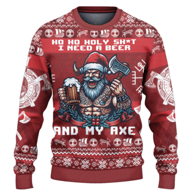 Viking Ugly Christmas Sweater