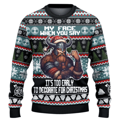 Viking Ugly Christmas Sweater