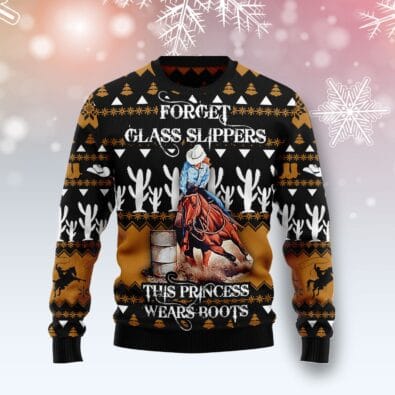 Barrel Racing Girl Ugly Christmas Sweater