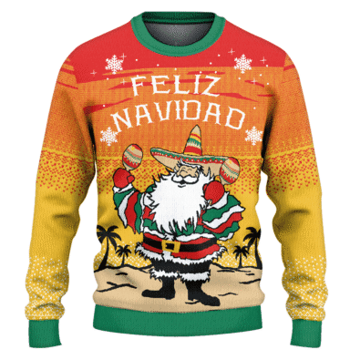 Feliz Navidad Ugly Christmas Sweater