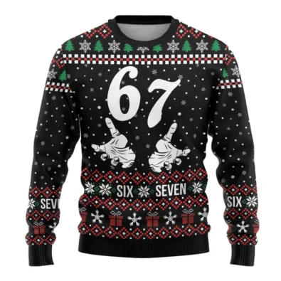Six Seven Ugly Christmas Sweater
